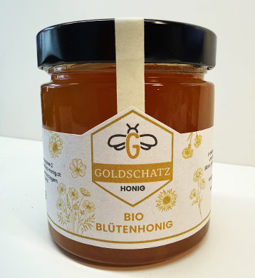 Goldschatz Bio Blütenhonig Startseite